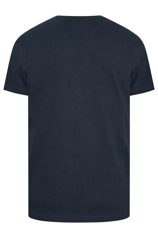 BadRhino Big & Tall Blue Skull River Print T-Shirt | BadRhino 5