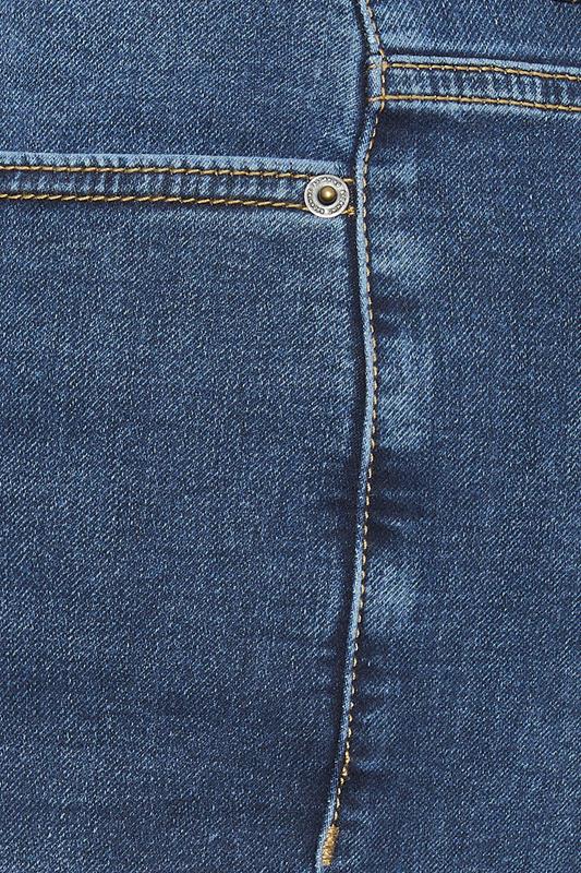 BadRhino Big & Tall Mid Blue Ultra Stretch Denim Short | BadRhino 7