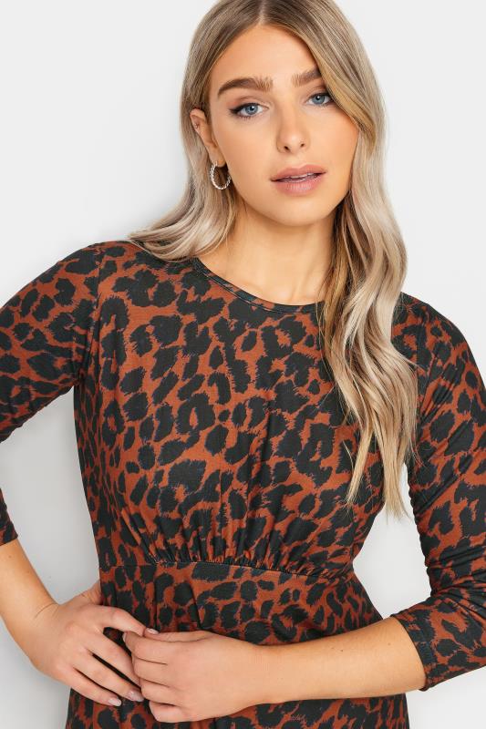 M&Co Brown Leopard Print Midaxi Dress | M&Co 4