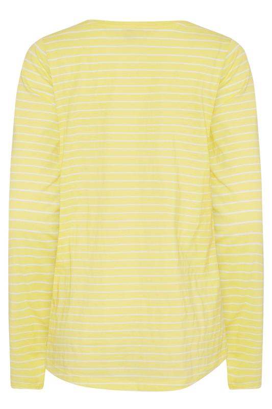 Tall Women's LTS Yellow Stripe T-Shirt | Yours Clothing 6