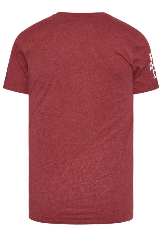 BadRhino Big & Tall Red Ultimate Strongman T-Shirt 3