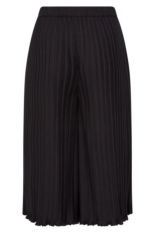 YOURS LONDON Curve Black Pleated Culottes_BK.jpg