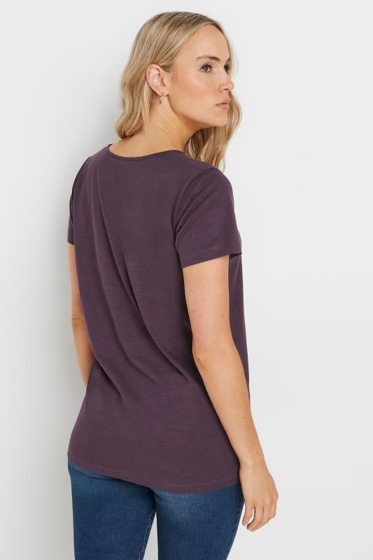 LTS Tall 2 Pack Purple & Blue V-Neck T-Shirts | Long Tall Sally  5