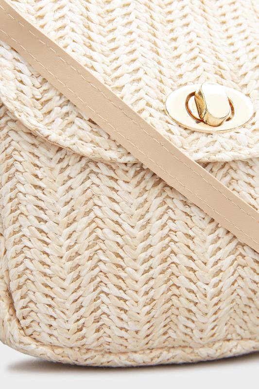 Natural Straw Cross Body Day Bag | Yours Clothing 5