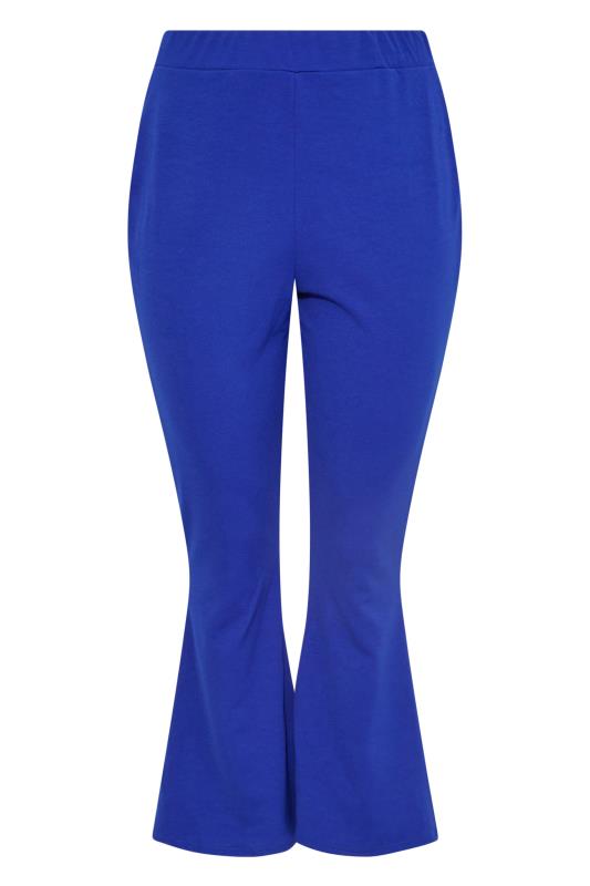 LIMITED COLLECTION Curve Cobalt Blue Flared Trousers_X.jpg