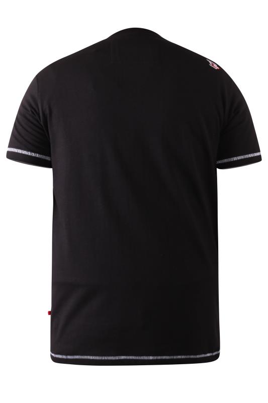 D555 Big & Tall Black Camo Brooklyn T-Shirt | BadRhino 3