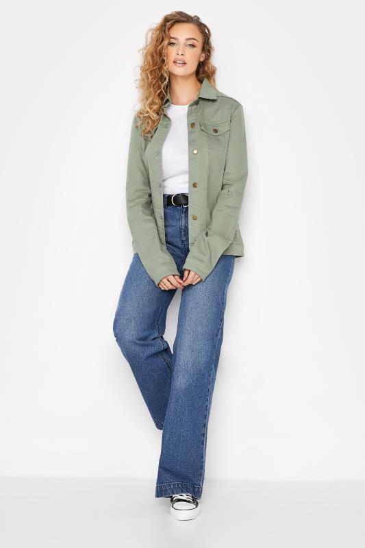 Tall Women's LTS Sage Green Denim Twill Jacket | Long Tall Sally 2