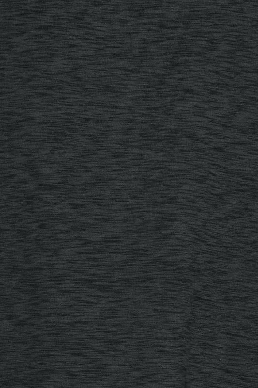 KAM Big & Tall Black Active T-Shirt | BadRhino 5