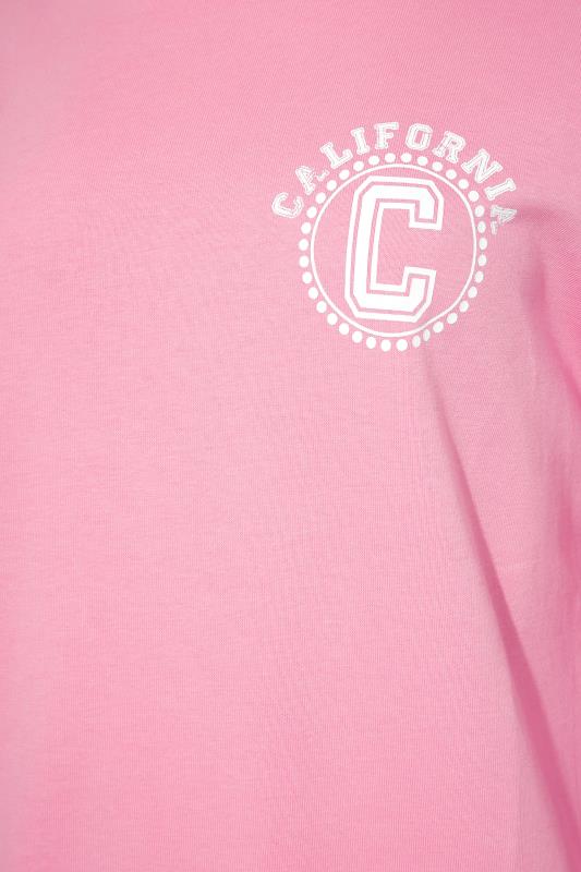 LTS Tall Pink 'California' Slogan Sweatshirt 5