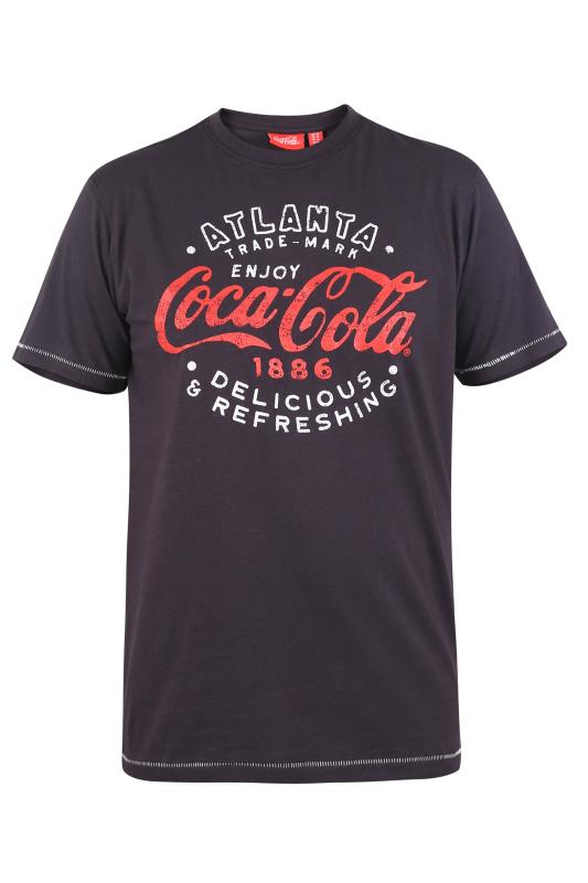 D555 Big & Tall Black Official Coca-Cola Printed T-Shirt 2