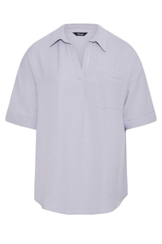 LIMITED COLLECTION Plus Size Lilac Purple Shirt | Yours Clothing 6