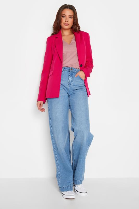 LTS Tall Women's Blush Pink Short Sleeve Cotton T-Shirt | Long Tall Sally 2