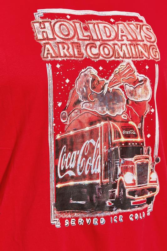 D555 Big & Tall Red Coca Cola Christmas T-Shirt 2