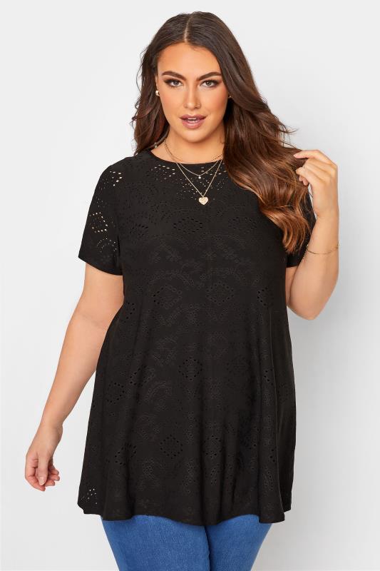 Curve Black Broderie Anglaise Swing Top_A.jpg
