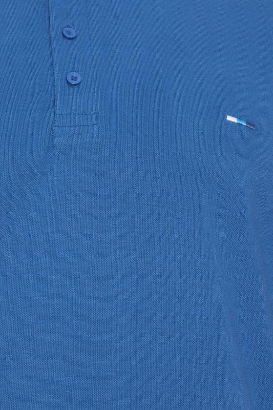 BadRhino Big & Tall Royal Blue Polo Shirt | BadRhino 3