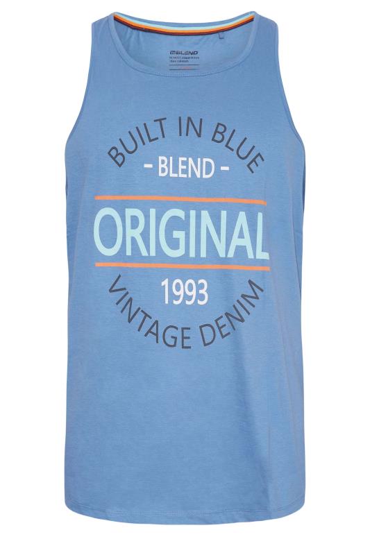 BLEND Big & Tall Blue Original Vest 3
