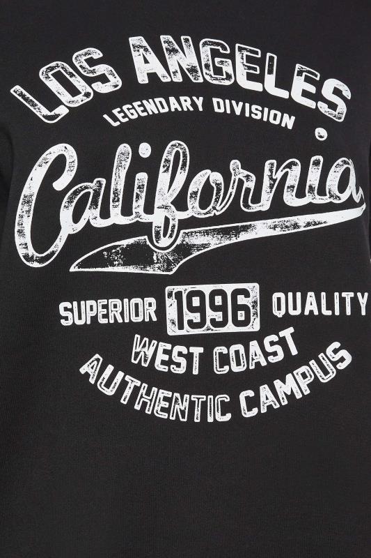Plus Size Black 'California' Slogan Printed Sweatshirt | Yours Clothing 5