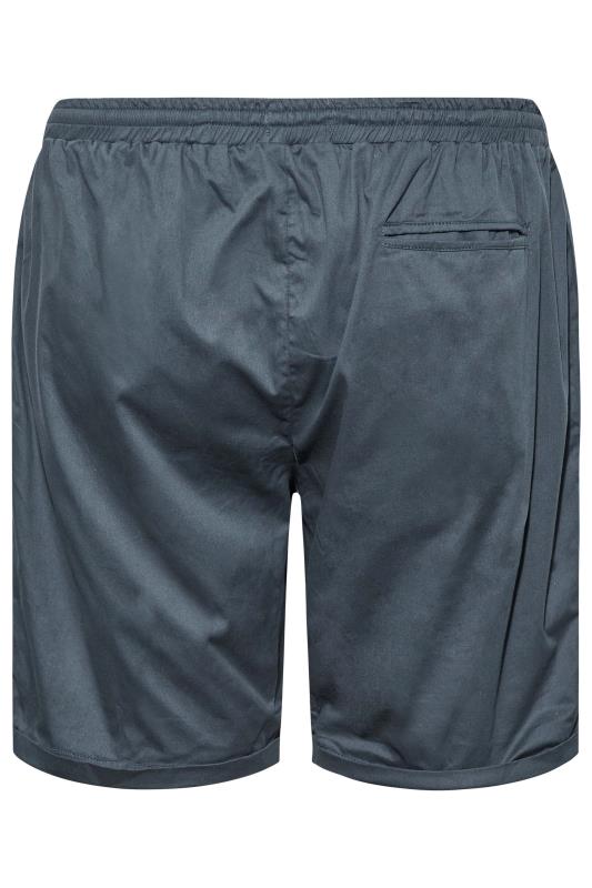 BadRhino Big & Tall Navy Blue Cotton Shorts 5