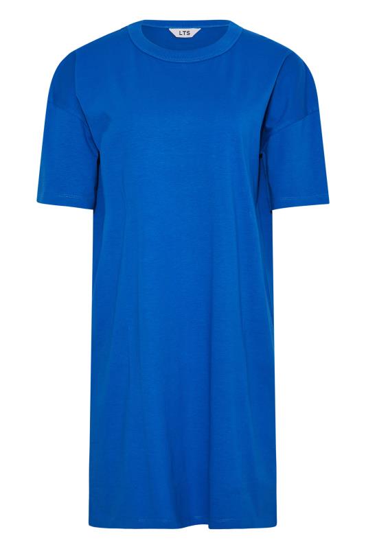 LTS Tall Cobalt Blue Oversized Tunic T-Shirt 6