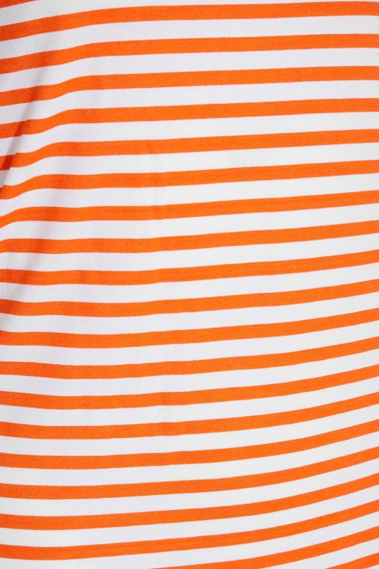 LTS Tall Women's Orange Stripe T-Shirt | Long Tall Sally  4