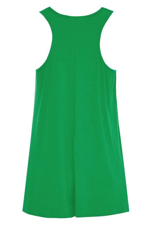 LIMITED COLLECTION Curve Apple Green Racer Back Swing Vest Top 6