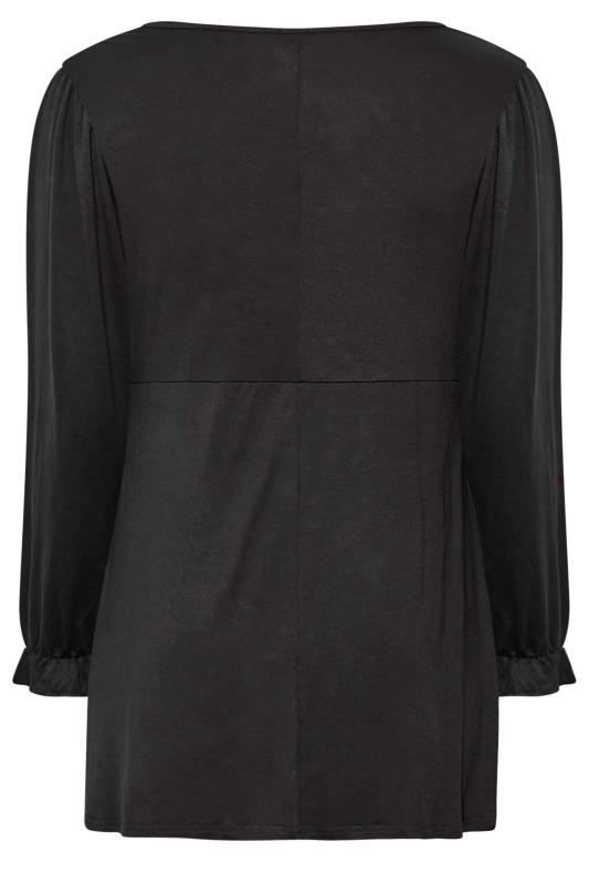LIMITED COLLECTION Curve Black Ruched Top 7