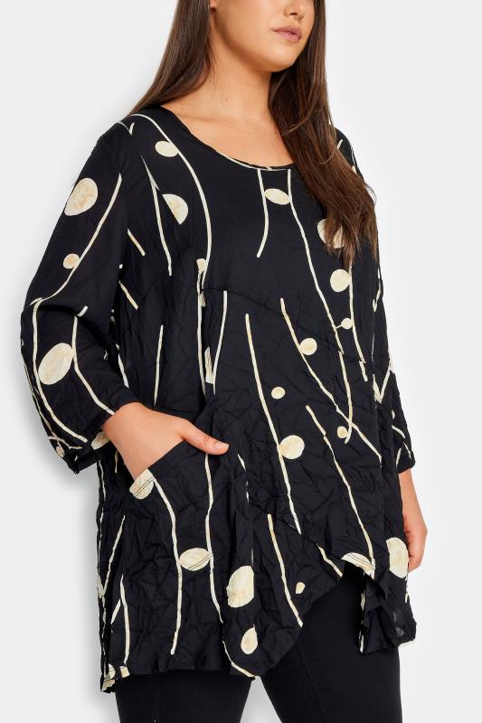 Evans Black Line Print Tunic Top 4