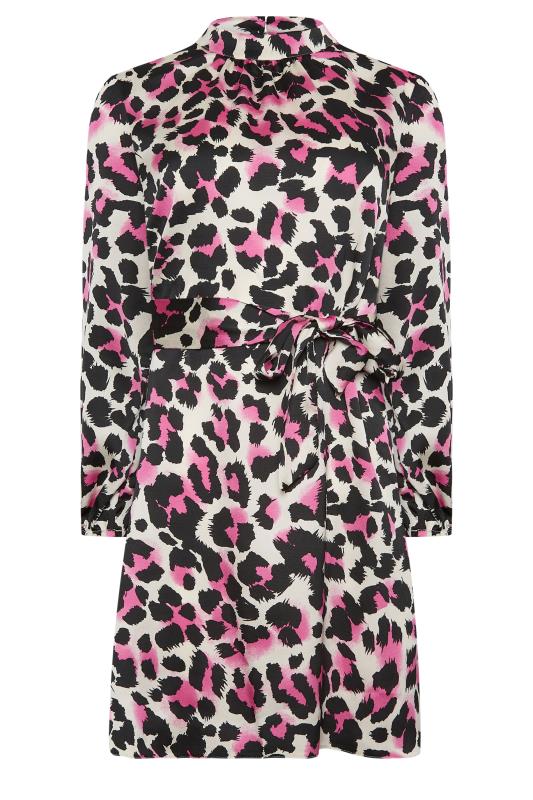 M&Co Pink Leopard Print High Neck Tunic Top | M&Co  7