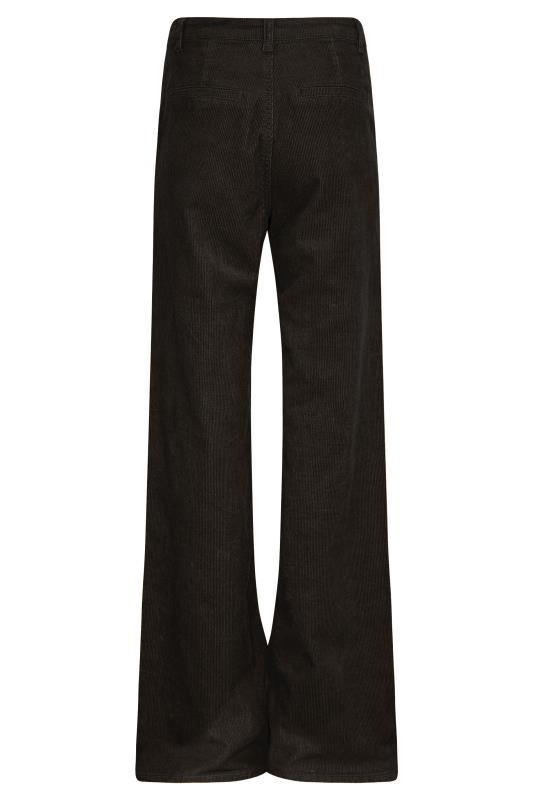 Tall Women's LTS Black Wide Leg Cord 