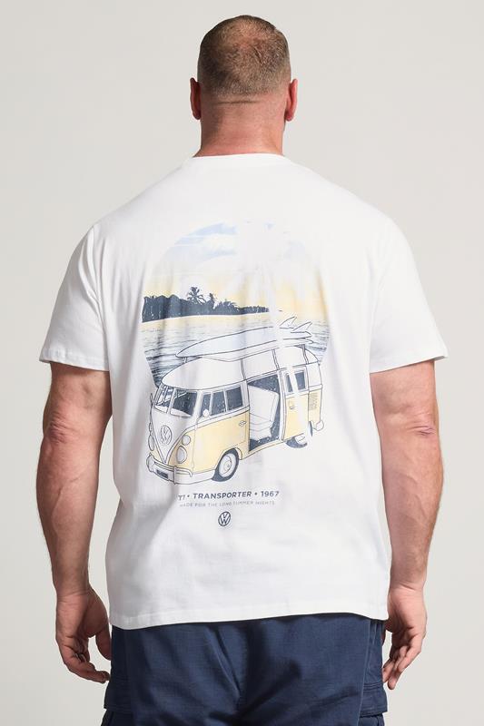 BadRhino Big & Tall White Volkswagen Graphic T-Shirt 2