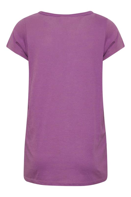 3 PACK Plus Size Purple & Pink T-Shirts | Yours Clothing 13