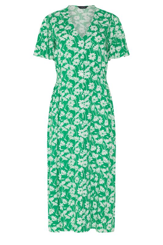 M&Co Green Daisy Print Midi Tea Dress | M&Co 5