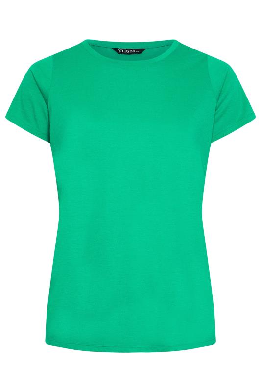 YOURS 3 PACK Plus Size Black & Green Core T-Shirts | Yours Clothing 11