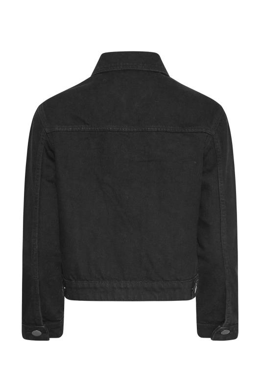 Petite Black Denim Jacket 7