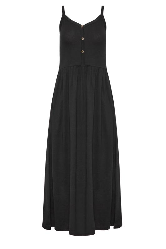 LTS Tall Womens Black Button Through Cami Dress | Long Tall Sally  6