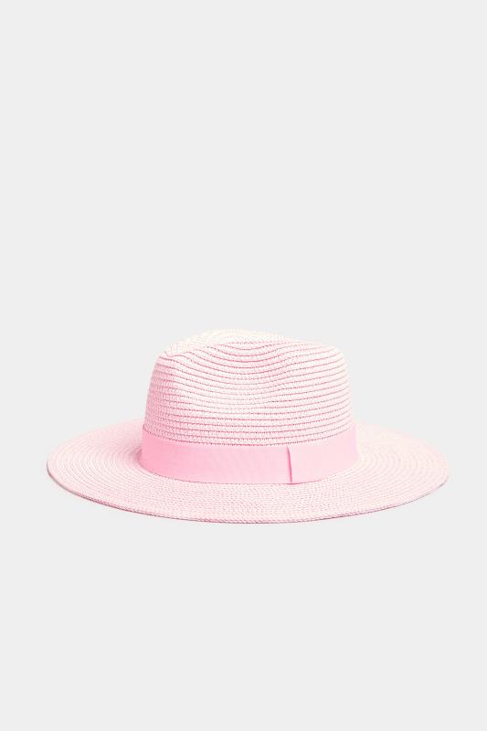 Pastel Pink Straw Fedora Hat_B.jpg
