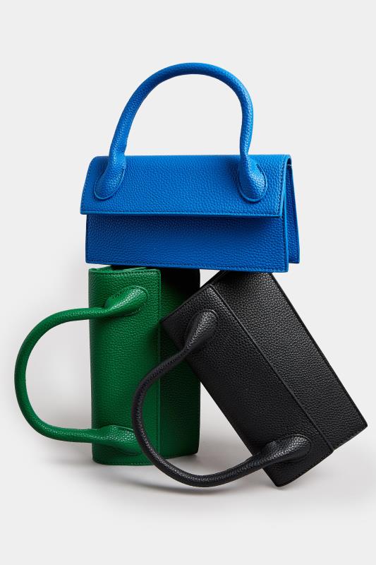 Cobalt Blue Top Handle Crossbody Bag | Yours Clothing  8