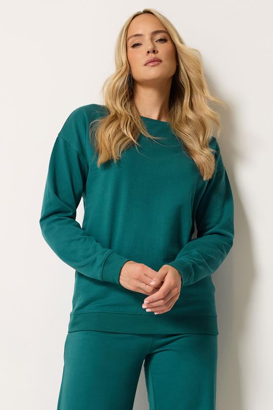 LTS Tall Women's Teal Blue Sweatshirt | Long Tall Sally 1