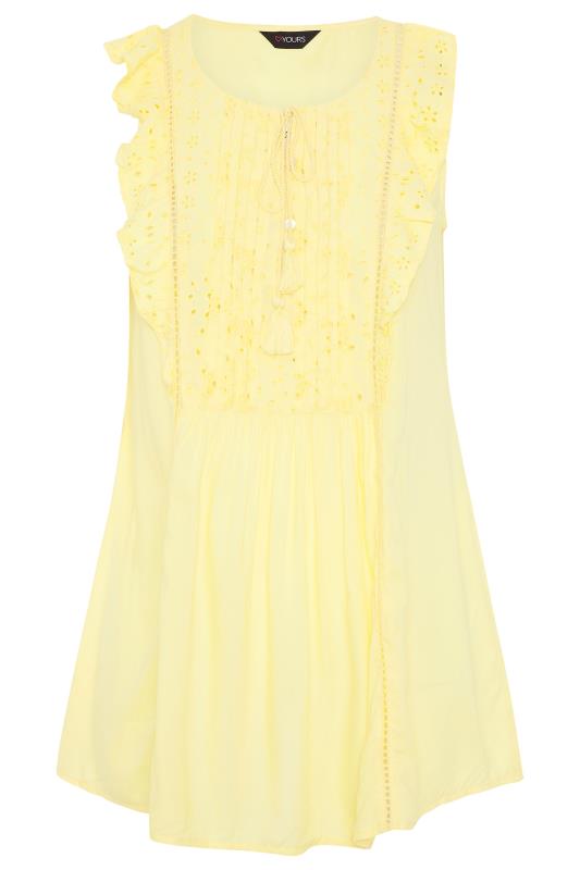 Yellow Broderie Frill Blouse_F.jpg