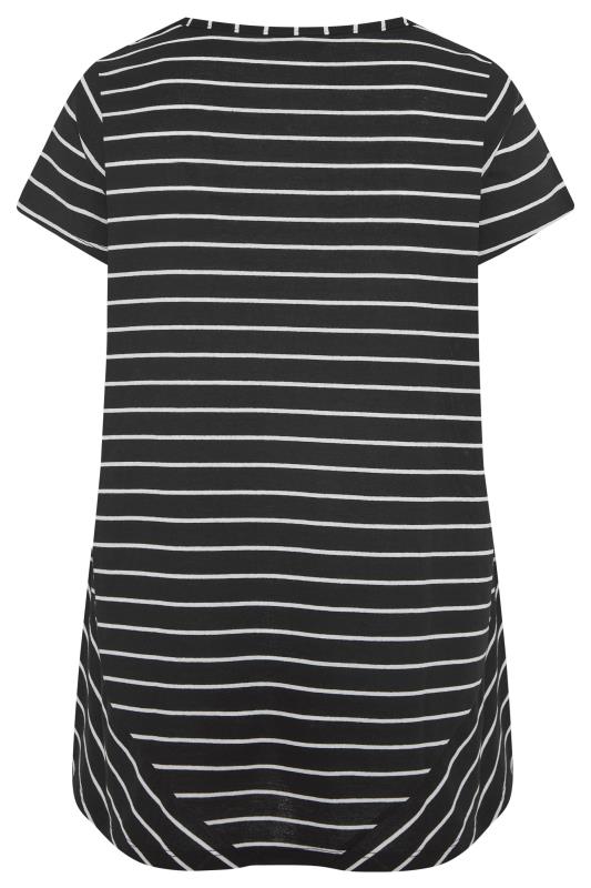 Black Asymmetric Stripe T-Shirt_BK.jpg