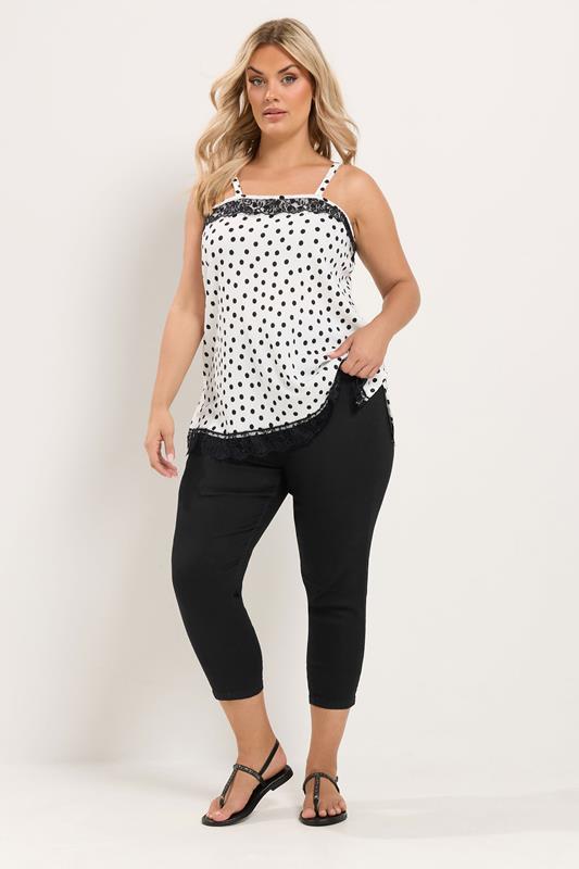  Curve cropped JENNY jegging in zwart