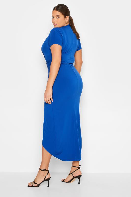 LTS Tall Women's Cobalt Blue Wrap Dress | Long Tall Sally 3