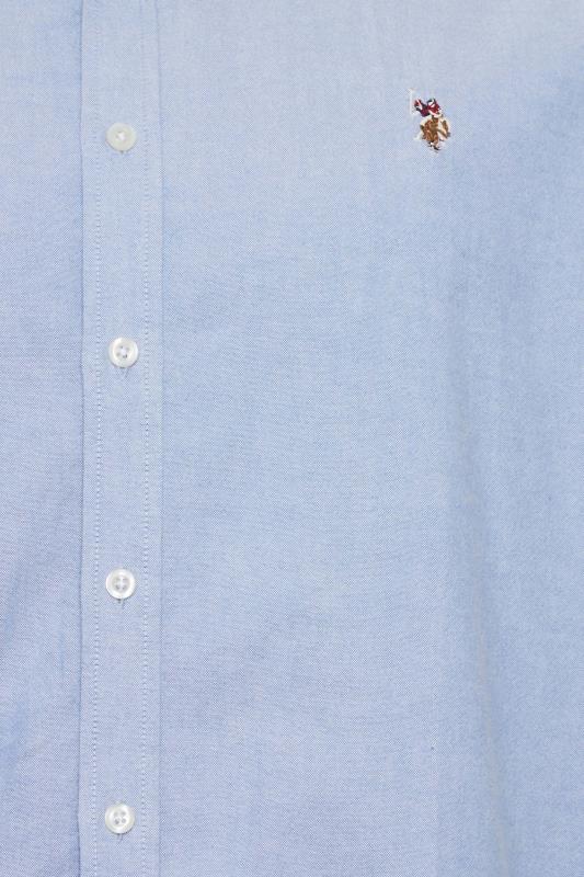 U.S. POLO ASSN. Big & Tall Light Blue Short Sleeve Shirt | BadRhino  2