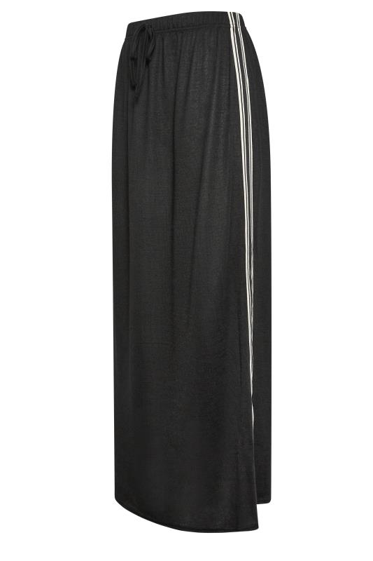 LTS Tall Black Side Stripe Panel Maxi Skirt | Long Tall Sally 7