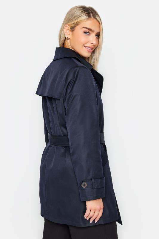 M&Co Navy Blue Trench Coat | M&Co  4
