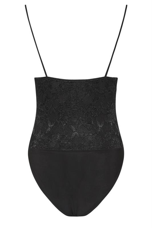 Petite Black Lace Bodysuit | PixieGirl  7
