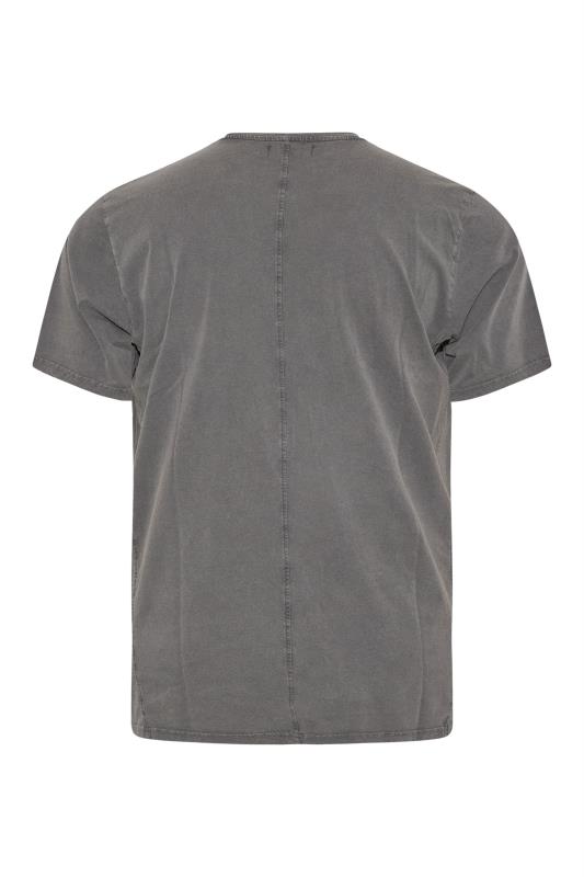 RELIGION Big & Tall Charcoal Grey Recruit T-Shirt 4
