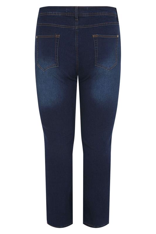 Curve Indigo Blue Straight Leg Fit RUBY Jeans 4
