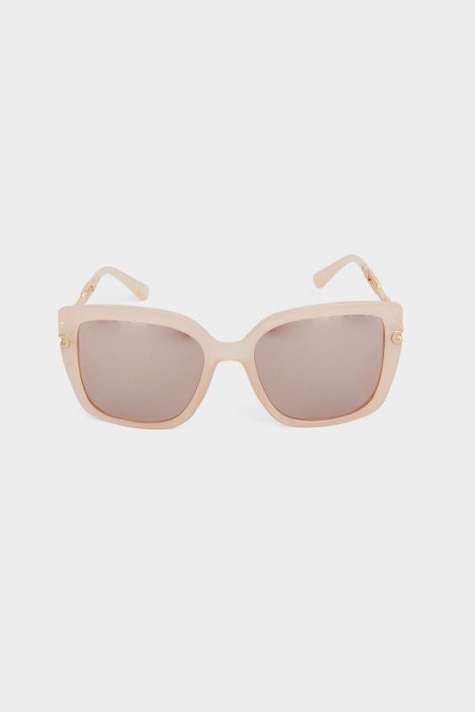 Pink Oversized Chain Arm Sunglasses 3