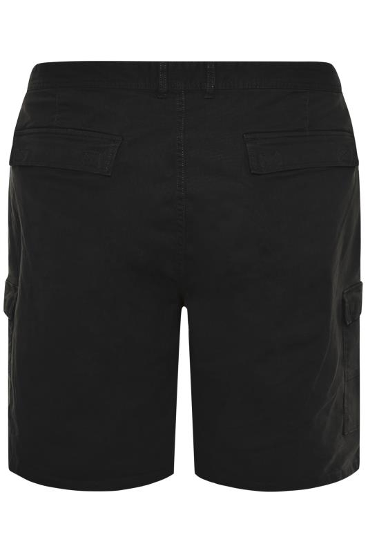 BadRhino Black Stretch Cargo Shorts | BadRhino 6